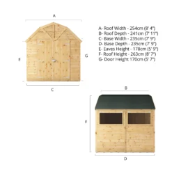 Mercia 8x8 Ft Barn Shiplap Wooden 2 Door Shed With Floor -Deals Good Garden Tool Store mercia 8x8 ft barn shiplap wooden 2 door shed with floor5029442009261 01t
