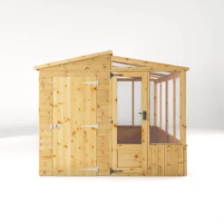 Mercia 8x8 Pent Greenhouse Combi Shed - Assembly Required -Deals Good Garden Tool Store mercia 8x8 pent greenhouse combi shed assembly required5029442075655 02c