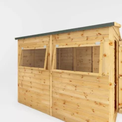 Mercia 8x8 Pent Greenhouse Combi Shed - Assembly Required -Deals Good Garden Tool Store mercia 8x8 pent greenhouse combi shed assembly required5029442075655 05c