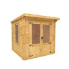 Mercia 8x8 Pent Tongue & Groove Cabin With Double Door