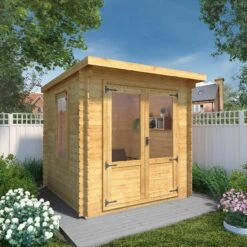 Mercia 8x8 Pent Tongue & Groove Cabin With Double Door 18 Mercia 8x8 Pent Tongue & Groove Cabin With Double Door -Deals Good Garden Tool Store mercia 8x8 pent tongue groove cabin with double door5029442002439 01i bq