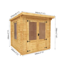 Mercia 8x8 Pent Tongue & Groove Cabin With Double Door 20 Mercia 8x8 Pent Tongue & Groove Cabin With Double Door -Deals Good Garden Tool Store mercia 8x8 pent tongue groove cabin with double door5029442002439 01t bq