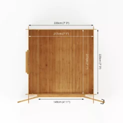 Mercia 8x8 Pent Tongue & Groove Cabin With Double Door 21 Mercia 8x8 Pent Tongue & Groove Cabin With Double Door -Deals Good Garden Tool Store mercia 8x8 pent tongue groove cabin with double door5029442002439 02t bq