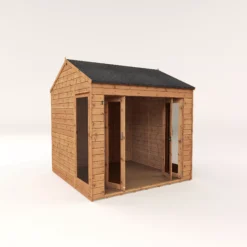 Mercia 8x8 Reverse Apex Tongue & Groove Summer House With Bi-fold Door -Deals Good Garden Tool Store mercia 8x8 reverse apex tongue groove summer house with bi fold door5029442089720 03c bq