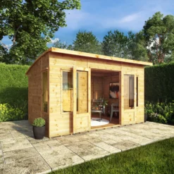 Mercia Helios 12x8 Ft Curved Shiplap Wooden Summer House With Double Door 15 Mercia Helios 12x8 Ft Curved Shiplap Wooden Summer House With Double Door -Deals Good Garden Tool Store mercia helios 12x8 ft curved shiplap wooden summer house with double door5029442007182 02i
