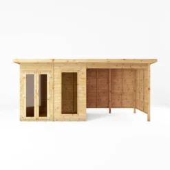 Mercia Maine 16x6 Ft Pent Shiplap Wooden Summer House With Double Door -Deals Good Garden Tool Store mercia maine 16x6 ft pent shiplap wooden summer house with double door5029442008714 02c