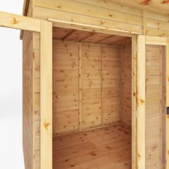 Mercia Maine 16x6 Ft Pent Shiplap Wooden Summer House With Double Door -Deals Good Garden Tool Store mercia maine 16x6 ft pent shiplap wooden summer house with double door5029442008714 04c