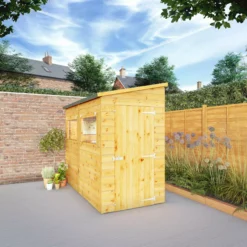 Mercia Premium 8x4 Ft Pent Shiplap Wooden 4 Windows Shed With Floor -Deals Good Garden Tool Store mercia premium 8x4 ft pent shiplap wooden 4 windows shed with floor5029442075624 02i