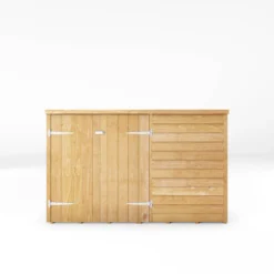 Mercia Solid Wood 4x6 Overlap Pent Bike Store -Deals Good Garden Tool Store mercia solid wood 4x6 overlap pent bike store5029442089294 02c