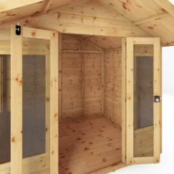 Mercia Sussex 8x6 Ft Apex Shiplap Wooden Summer House With Double Door -Deals Good Garden Tool Store mercia sussex 8x6 ft apex shiplap wooden summer house with double door5029442006703 04c