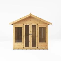 Mercia Sussex 8x8 Ft Apex Shiplap Wooden Summer House With Double Door -Deals Good Garden Tool Store mercia sussex 8x8 ft apex shiplap wooden summer house with double door5029442006901 02c