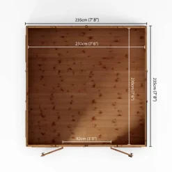 Mercia Sussex 8x8 Ft Apex Shiplap Wooden Summer House With Double Door -Deals Good Garden Tool Store mercia sussex 8x8 ft apex shiplap wooden summer house with double door5029442006901 02t