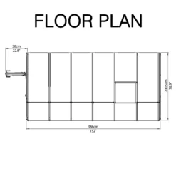 Palram - Canopia 6X12 Barn Plastic Sun Room - Base Not Included -Deals Good Garden Tool Store palram canopia 6x12 barn plastic sun room base not included7290103121525 02t