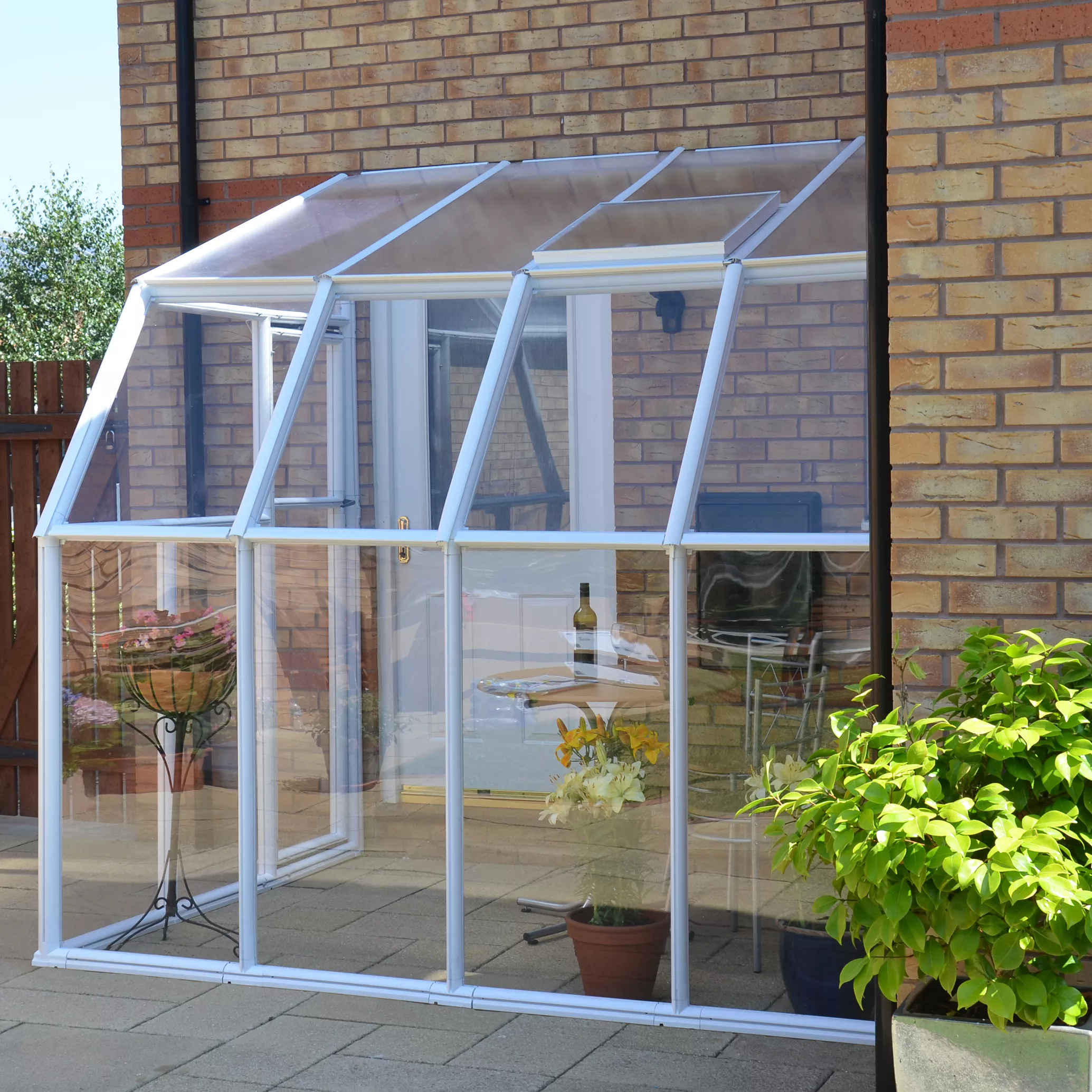 Palram - Canopia 6X8 Barn Plastic Sun Room - Base Not Included 2 Palram - Canopia 6X8 Barn Plastic Sun Room - Base Not Included - Image 2