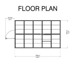 Palram - Canopia Harmony Green 6x10 Greenhouse -Deals Good Garden Tool Store palram canopia harmony green 6x10 greenhouse7290103110871 02t bq