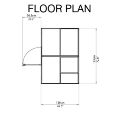 Palram - Canopia Mythos Silver 6x4 Greenhouse -Deals Good Garden Tool Store palram canopia mythos silver 6x4 greenhouse7290103110901 02t bq