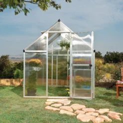 Palram - Canopia Mythos Silver 6x4 Greenhouse -Deals Good Garden Tool Store palram canopia mythos silver 6x4 greenhouse7290103110901 06i bq