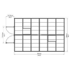 Palram - Canopia Octave Silver Greenhouse 18 Palram - Canopia Octave Silver Greenhouse -Deals Good Garden Tool Store palram canopia octave silver greenhouse7290103111472 19bq