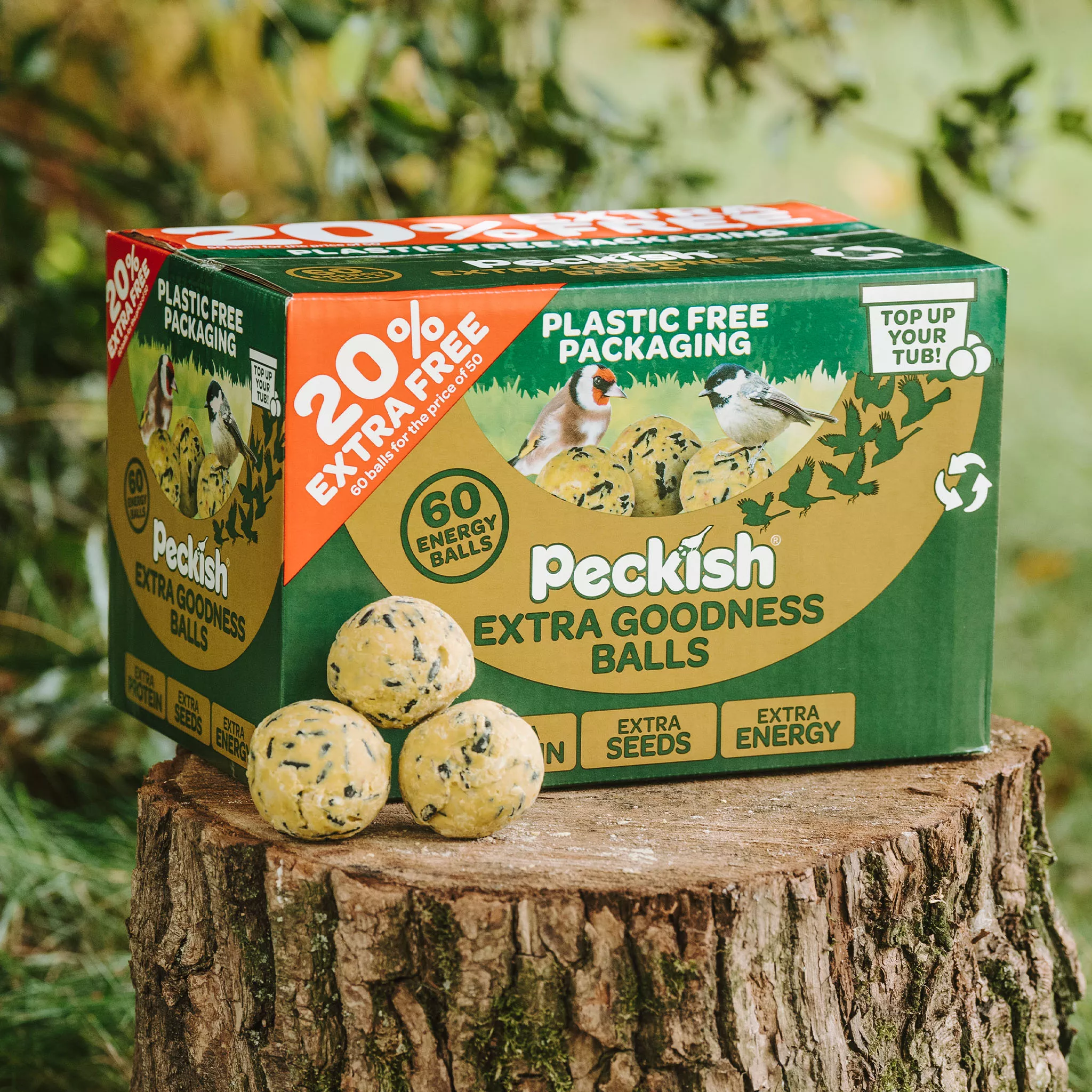 Peckish Extra Goodness Fat Ball All Seasons Energy Balls 4.2kg, Pack Of 60 3 Peckish Extra Goodness Fat Ball All Seasons Energy Balls 4.2kg, Pack Of 60 - Image 3