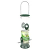 Peckish Plastic & Steel Seed Green All Weather Bird Feeder 0.7L