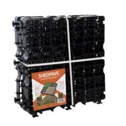 Plastic Interlocking Shed Base (W) 49cm X (L) 49cm , Pack Of 4 -Deals Good Garden Tool Store plastic interlocking shed base w 49cm x l 49cm pack of 45060192725094 02c bq