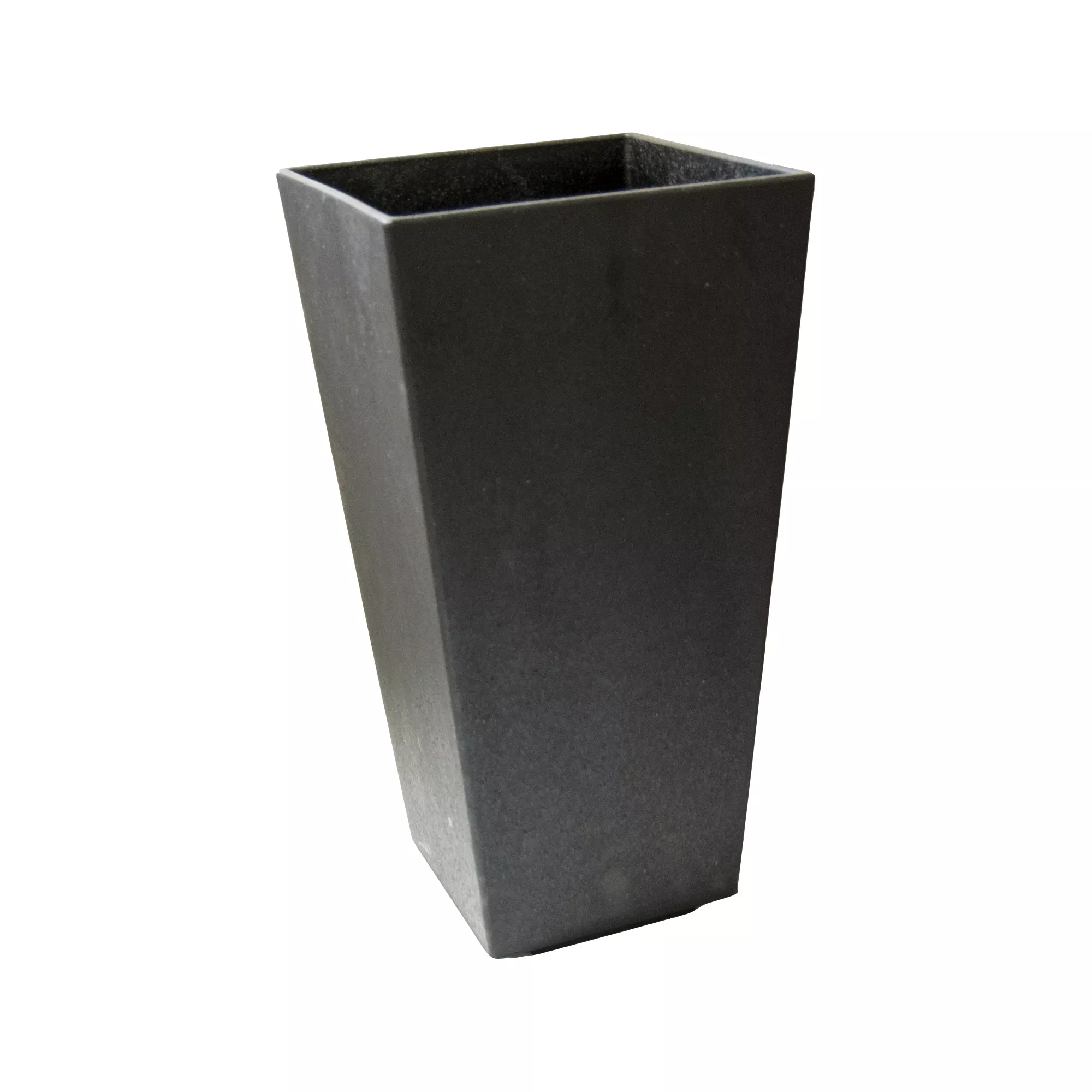 Primeur Sonata Slate Plain Square Plant Pot (Dia)26cm 1 Primeur Sonata Slate Plain Square Plant Pot (Dia)26cm