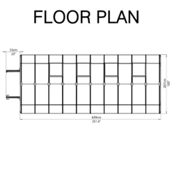 Rion Grand Gardner Green 8x20 Greenhouse -Deals Good Garden Tool Store rion grand gardner green 8x20 greenhouse7290103121648 02t