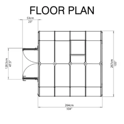 Rion Grand Gardner Green 8x8 Greenhouse -Deals Good Garden Tool Store rion grand gardner green 8x8 greenhouse7290103121570 02t