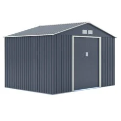 Rowlinson Trentvale 10x8 Apex Dark Grey Metal Shed 15 Rowlinson Trentvale 10x8 Apex Dark Grey Metal Shed -Deals Good Garden Tool Store rowlinson trentvale 10x8 apex dark grey metal shed5013856206262 03c bq