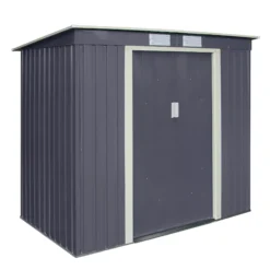 Rowlinson Trentvale 6x4 Pent Dark Grey Metal Shed 14 Rowlinson Trentvale 6x4 Pent Dark Grey Metal Shed -Deals Good Garden Tool Store rowlinson trentvale 6x4 pent dark grey metal shed5013856206200 03c bq