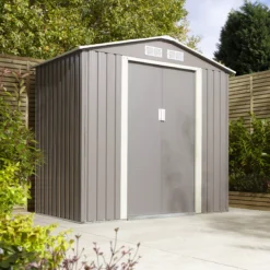 Rowlinson Trentvale 6x4 Pent Light Grey Metal Shed 20 Rowlinson Trentvale 6x4 Pent Light Grey Metal Shed -Deals Good Garden Tool Store rowlinson trentvale 6x4 pent light grey metal shed5013856206293 04i bq