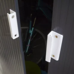 Rowlinson Trentvale 8x6 Apex Dark Grey Metal Shed -Deals Good Garden Tool Store rowlinson trentvale 8x6 apex dark grey metal shed5013856206224 40c bq