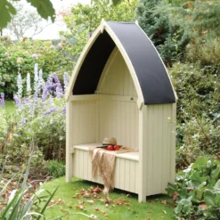 Rowlinson Winchester Boat Arbour, (H)2135mm (W)1390mm (D)700mm - Assembly Required -Deals Good Garden Tool Store rowlinson winchester boat arbour h 2135mm w 1390mm d 700mm assembly required5013856996163 03i