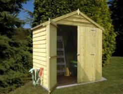 Shire 6x4 Ft Apex Overlap Shed With Floor 7 Shire 6x4 Ft Apex Overlap Shed With Floor -Deals Good Garden Tool Store shire 6x4 ft apex overlap shed with floor5019804465446 05bq