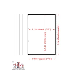 Shire 6x4 Jailhouse Whitewood Pine Playhouse Assembly Service Included -Deals Good Garden Tool Store shire 6x4 jailhouse whitewood pine playhouse assembly service included5019804111701 03t