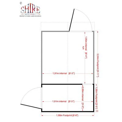 Shire Apex Kennel & Run, (H)2.1m (W)1.98m (D)1.98m 2 Shire Apex Kennel & Run, (H)2.1m (W)1.98m (D)1.98m - Image 2