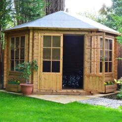 Shire Belvoir 10x10 Ft Toughened Glass Apex Tongue & Groove Wooden Cabin With Felt Tile Roof 9 Shire Belvoir 10x10 Ft Toughened Glass Apex Tongue & Groove Wooden Cabin With Felt Tile Roof -Deals Good Garden Tool Store shire belvoir 10x10 ft toughened glass apex tongue groove wooden cabin with felt tile roof5019804111220 03i bq
