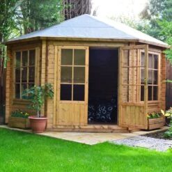 Shire Belvoir 10x10 Glass Apex Tongue & Groove Wooden Cabin - Base Not Included -Deals Good Garden Tool Store shire belvoir 10x10 glass apex tongue groove wooden cabin base not included5019804252398 02i bq
