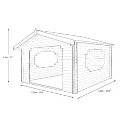 Shire Bere 11x11 Apex Tongue & Groove Wooden Cabin - Base Not Included 6 Shire Bere 11x11 Apex Tongue & Groove Wooden Cabin - Base Not Included -Deals Good Garden Tool Store shire bere 11x11 apex tongue groove wooden cabin base not included5019804112548 01t