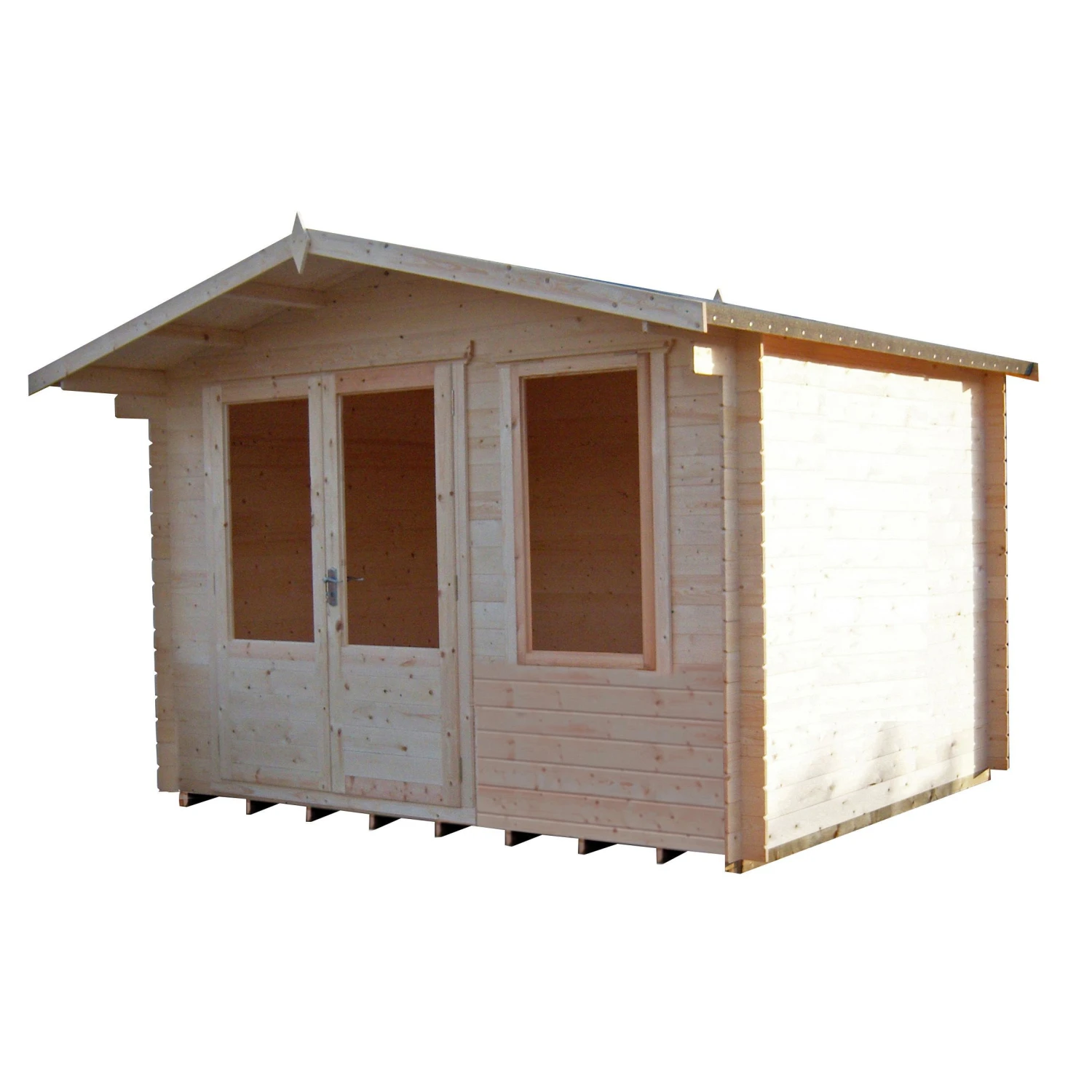 Shire Berryfield 11x8 Glass Apex Tongue & Groove Wooden Cabin - Base Not Included 1 Shire Berryfield 11x8 Glass Apex Tongue & Groove Wooden Cabin - Base Not Included
