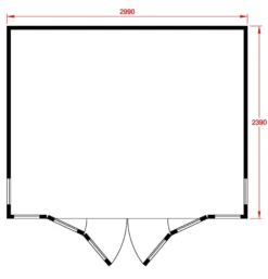 Shire Blenheim 10x8 Glass Bi-fold Door Apex Shiplap Wooden Summer House - Base Not Included -Deals Good Garden Tool Store shire blenheim 10x8 glass bi fold door apex shiplap wooden summer house base not included5019804225491 03t
