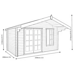 Shire Cannock 10x12 Ft Apex Tongue & Groove Wooden Cabin With Felt Tile Roof - Assembly Service Included -Deals Good Garden Tool Store shire cannock 10x12 ft apex tongue groove wooden cabin with felt tile roof assembly service included5019804111350 04t