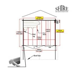 Shire Cannock 10x8 Ft Toughened Glass Apex Tongue & Groove Wooden Cabin With Felt Tile Roof -Deals Good Garden Tool Store shire cannock 10x8 ft toughened glass apex tongue groove wooden cabin with felt tile roof5019804111282 02t