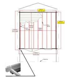 Shire Cannock 12x12 Toughened Glass Apex Tongue & Groove Wooden Cabin -Deals Good Garden Tool Store shire cannock 12x12 toughened glass apex tongue groove wooden cabin5019804111367 02t