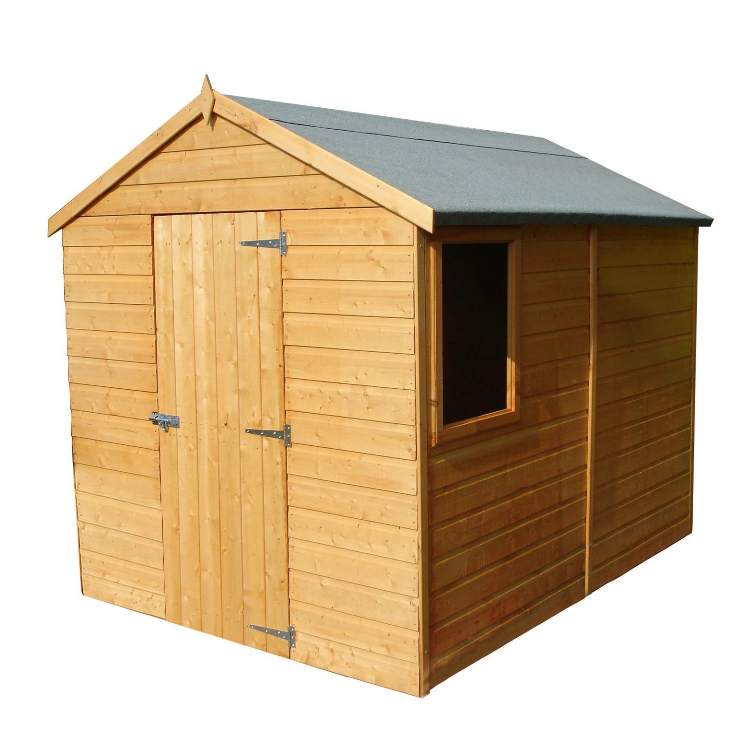Shire Durham 8x6 Ft Apex Shiplap Wooden Shed With Floor - Assembly Service Included 1 Shire Durham 8x6 Ft Apex Shiplap Wooden Shed With Floor - Assembly Service Included