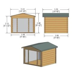 Shire Epping 10x10 Toughened Glass Apex Tongue & Groove Wooden Cabin -Deals Good Garden Tool Store shire epping 10x10 toughened glass apex tongue groove wooden cabin5019804119547 01t bq