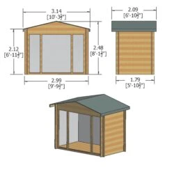 Shire Epping 10x6 Ft Toughened Glass Apex Tongue & Groove Wooden Cabin With Tile Roof -Deals Good Garden Tool Store shire epping 10x6 ft toughened glass apex tongue groove wooden cabin with tile roof5019804119486 01t bq