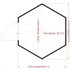 Shire Gazebo 7x7 Shiplap Wooden Summer House - Assembly Service Included -Deals Good Garden Tool Store shire gazebo 7x7 shiplap wooden summer house assembly service included5019804118960 02t bq