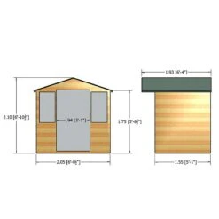 Shire Haddon 7x5 Glass Apex Shiplap Wooden Summer House - Base Not Included -Deals Good Garden Tool Store shire haddon 7x5 glass apex shiplap wooden summer house base not included5019804118816 01t bq