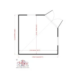 Shire Hampton 10x10 Glass Pent Shiplap Wooden Summer House - Base Not Included -Deals Good Garden Tool Store shire hampton 10x10 glass pent shiplap wooden summer house base not included5019804008186 03t